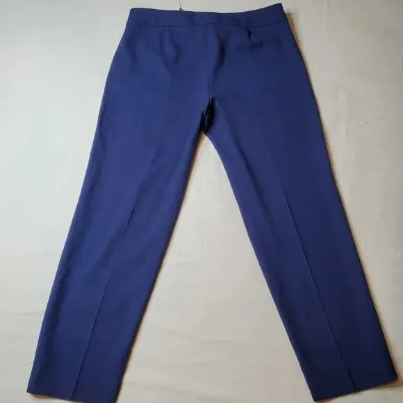 Hugo Boss Women's Size 10 NWT Tibalena Ankle Trousers Blue